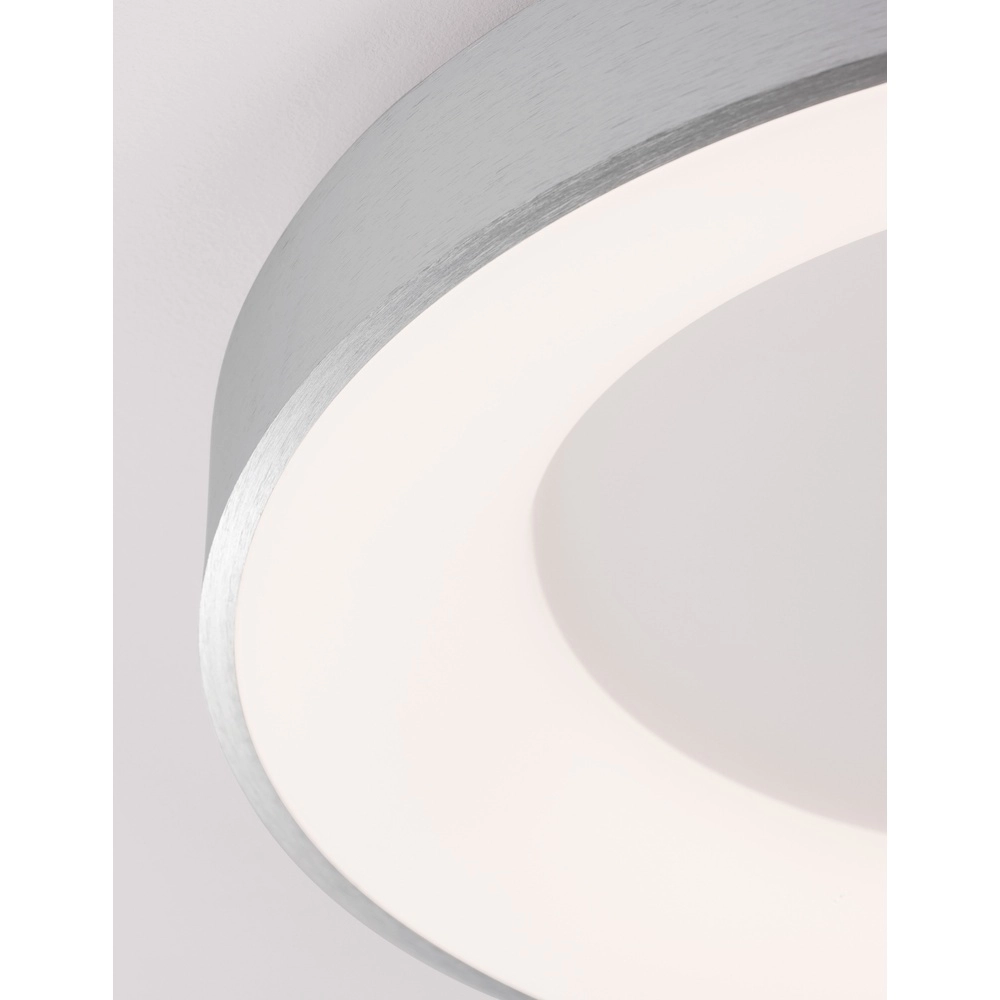 Deckenlampe Rando Thin silbergrau Ø 60cm Lyora 5212017420138