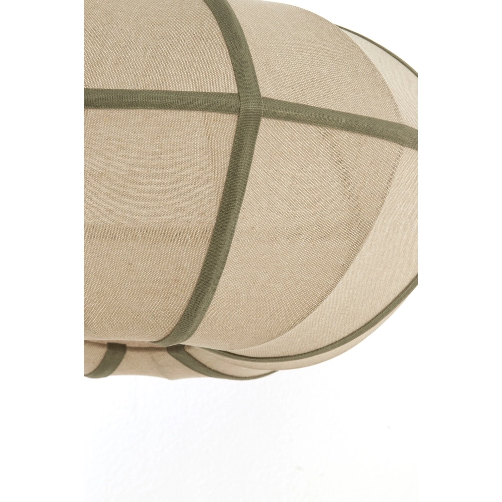 Japandi-Pendellampe Mirelys Ø 61 cm – olivgrün Light & Living 8717807835910
