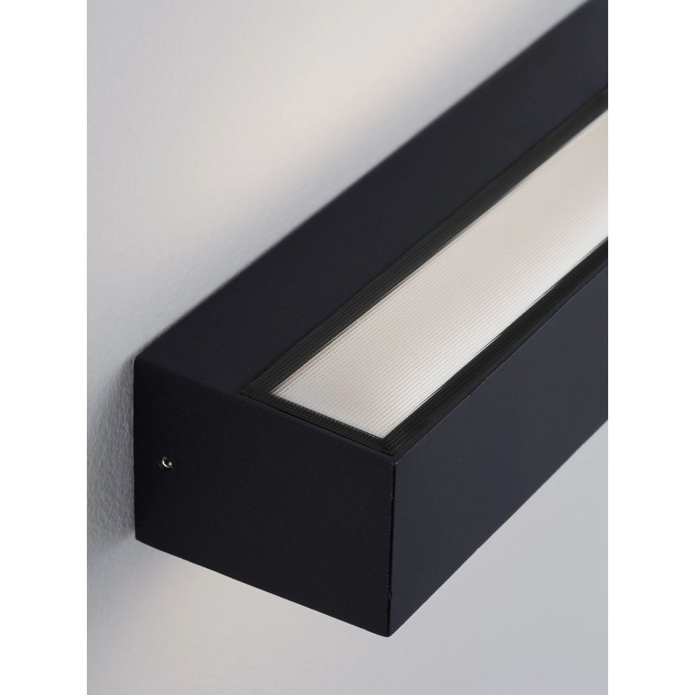 Elegante Wandlampe Lane schwarz 22 cm – 21 W Lyora 5212017496737