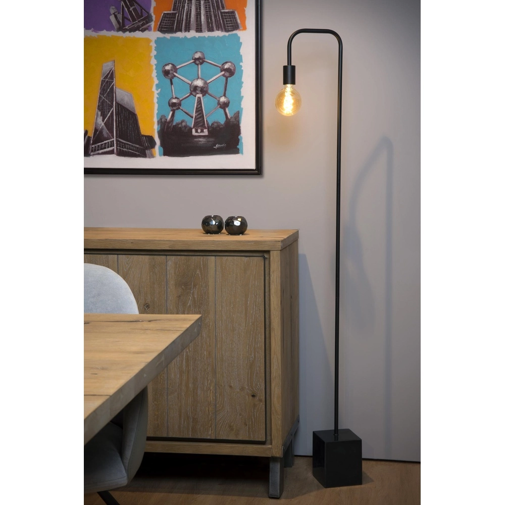 Stehlampe Lorin Schwarz Lucide 5411212450685