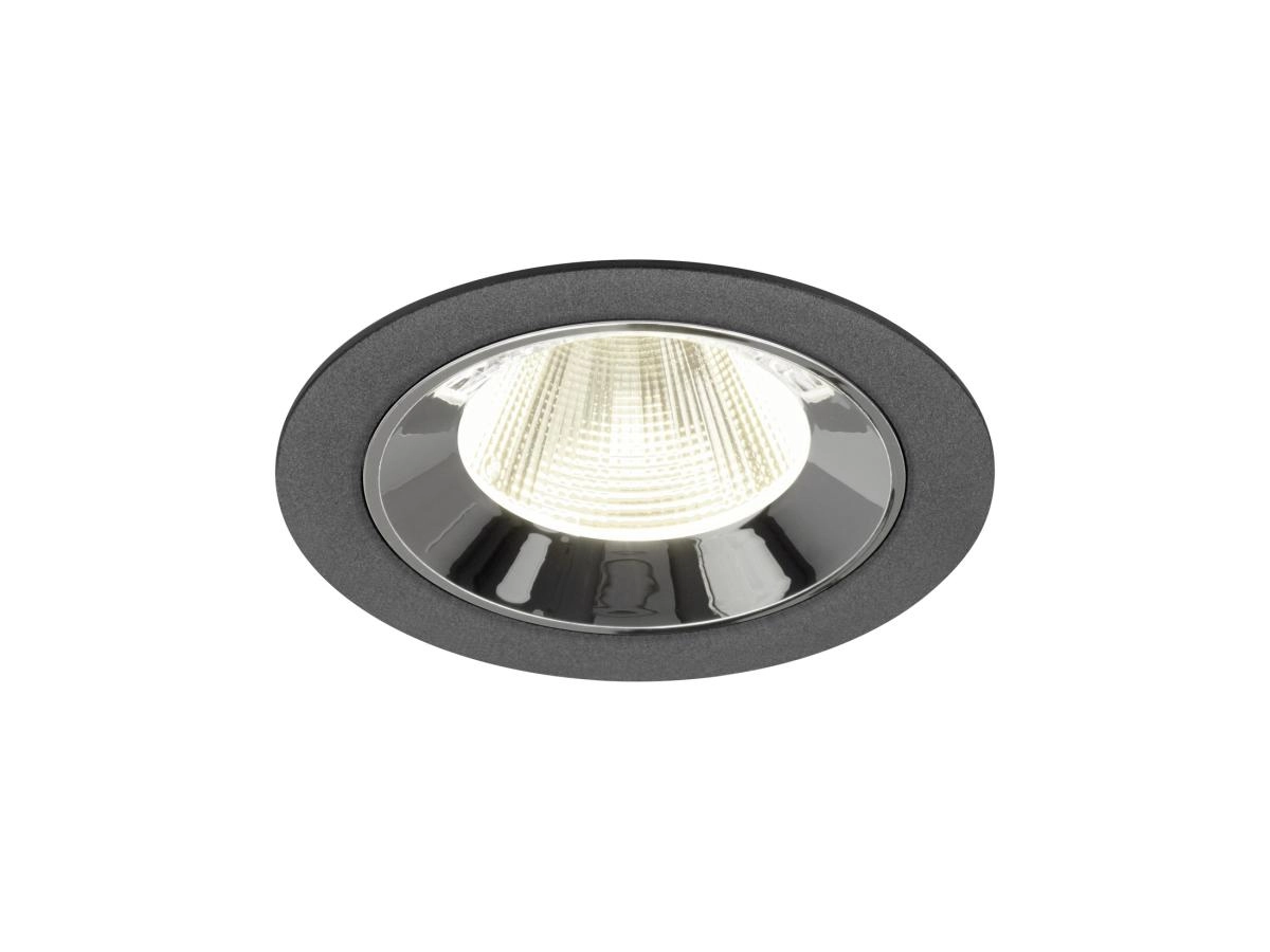 Einbau-Strahler Numinos M schwarz/chrom 4000K - 20gr SLV 4024163311212