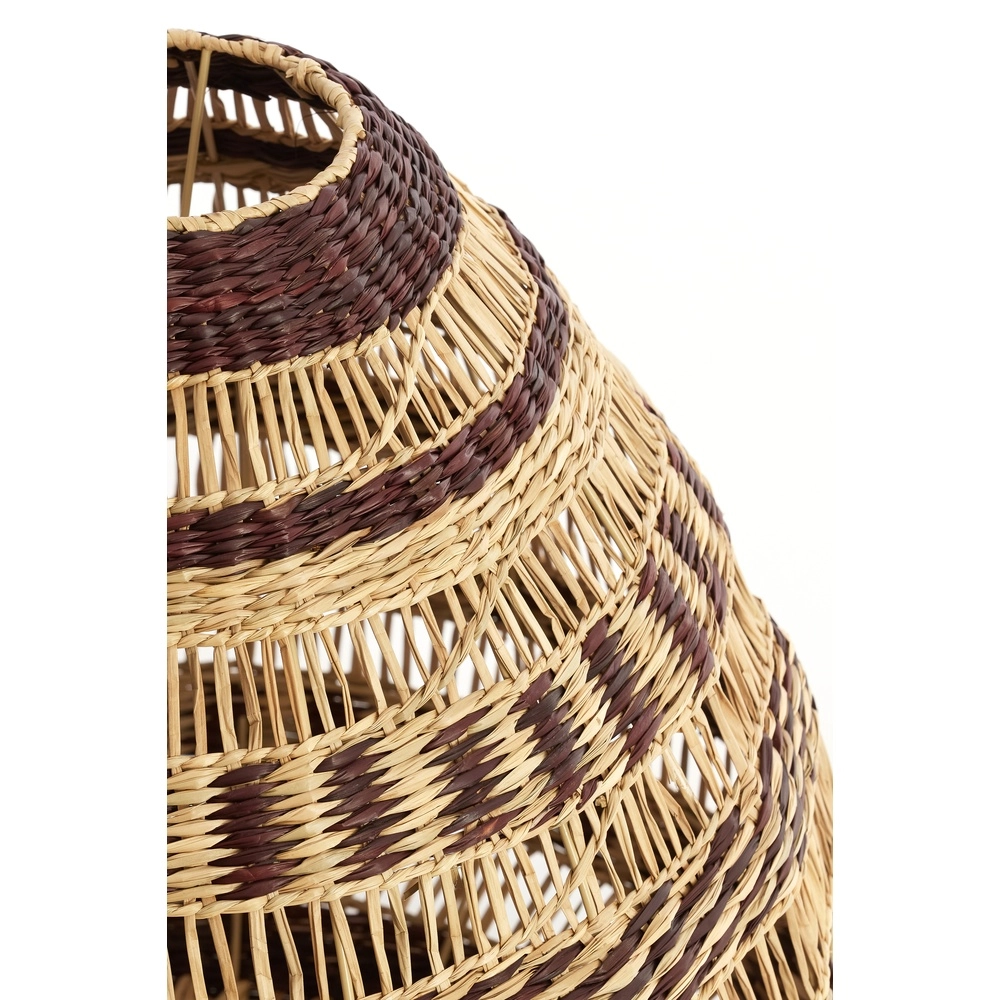 Rattan-Pendellampe Soluna Ø 47 cm – dunkelbraun, natürlich. Light & Living 8717807836764