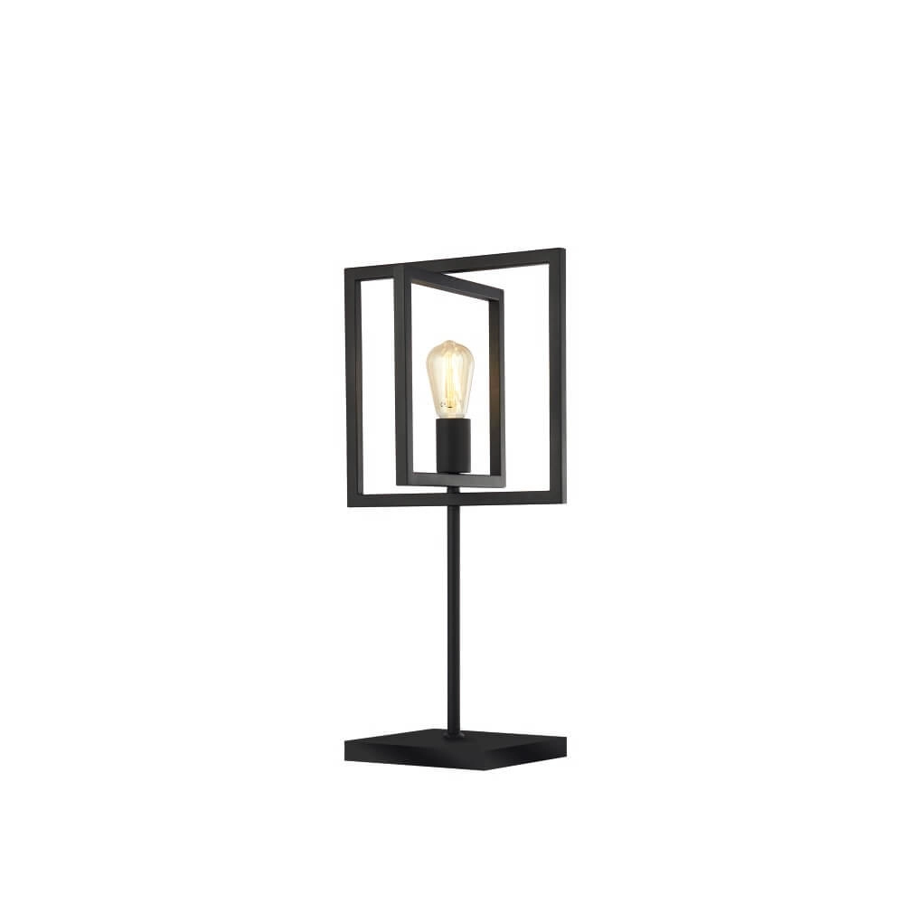 Schwarze Tischlampe Plaza