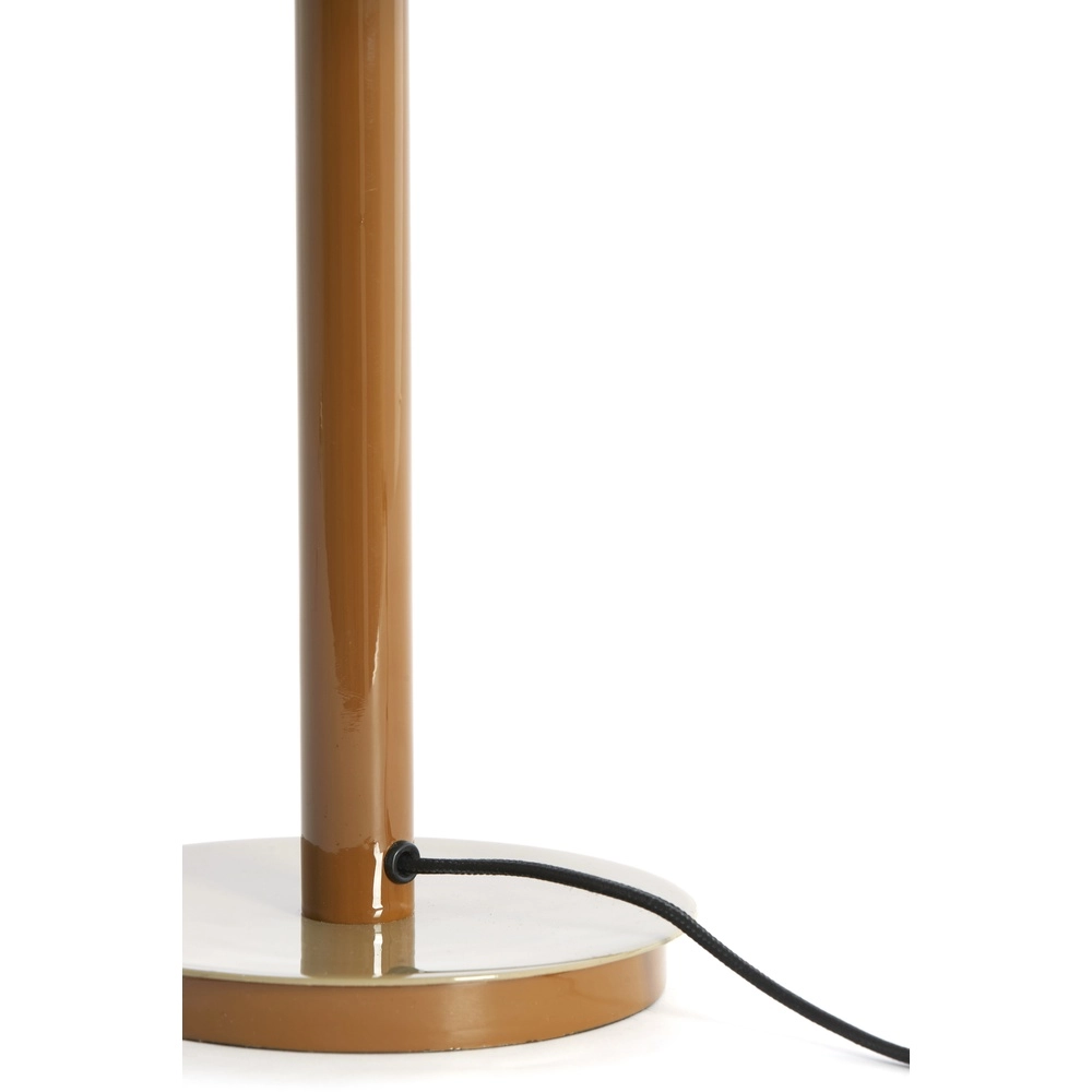 Schreibtischlampe Marivet Glanzsand und Braun – Ø 30 cm Light & Living 8717807816247