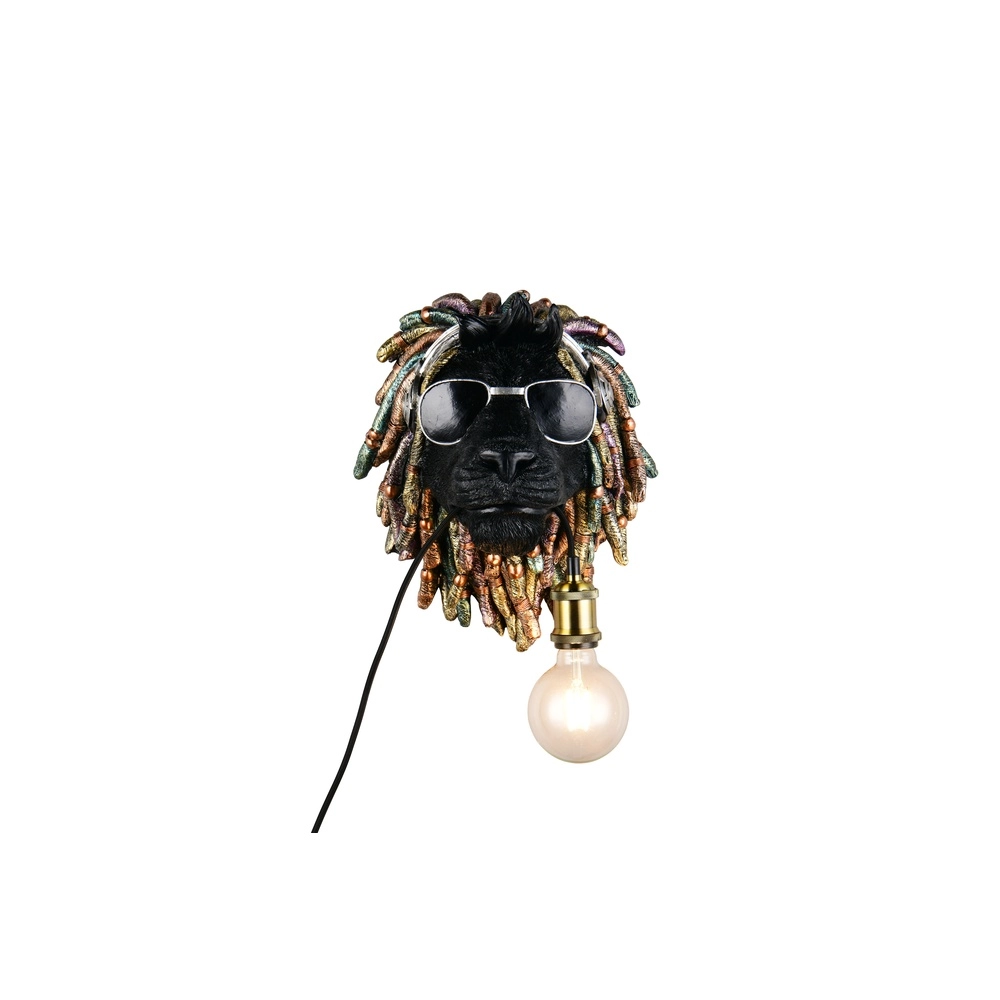Wandleuchte Leo schwarz Trio 4017807677911