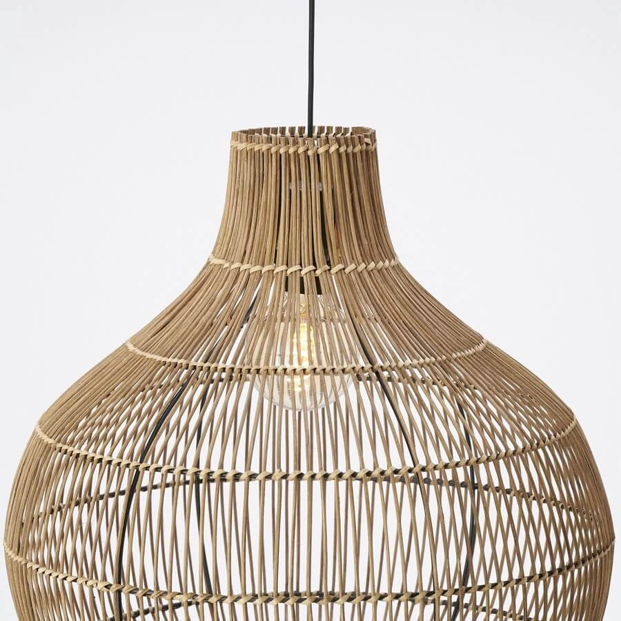 Pendelleuchte Pacino Rattan Ø 50cm Light & Living 8717807614553