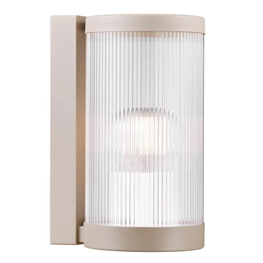 Wandleuchte aus Glas Coupar sandbraun