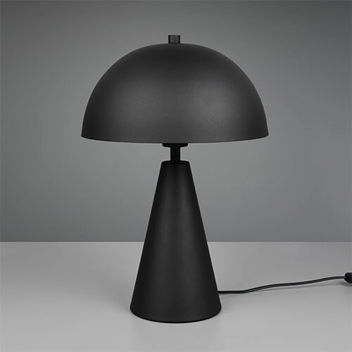 Trendige Tischlampe Alfie Schwarz Trio 4017807617139