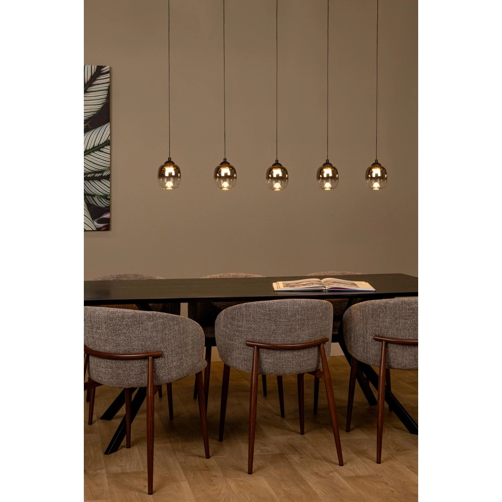 5-Licht Pendellampe Tamino Schwarz Lucide 5411212741257