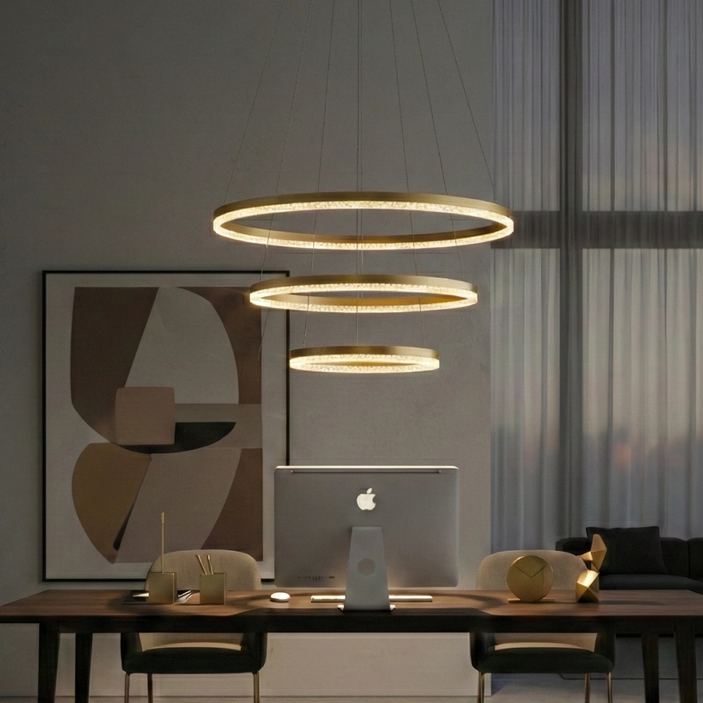 Pendelleuchte Adria gold Ø 80cm