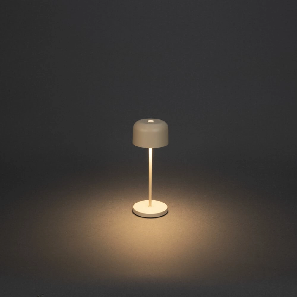 Wiederaufladbare Tischlampe Lille mini Sandfarbe KonstSmide 7318307835335