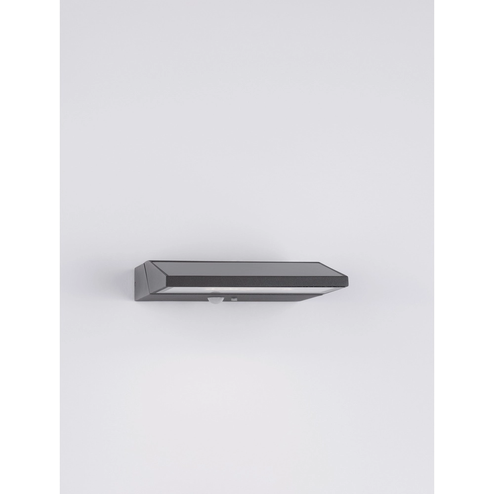 Solar-Wandleuchte Prim anthrazit Lyora 5212017432667
