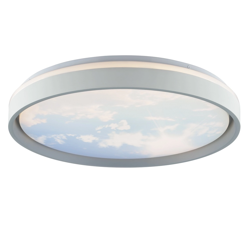 Deckenlicht Sky-Dream Weiß mit grauem Ø 48,5 cm Brilliant 4004353473999