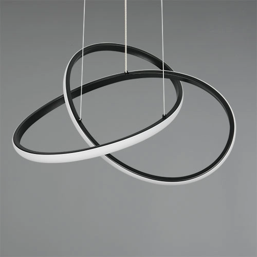 Design-Pendellampe Mansa Schwarz Trio 4017807682144