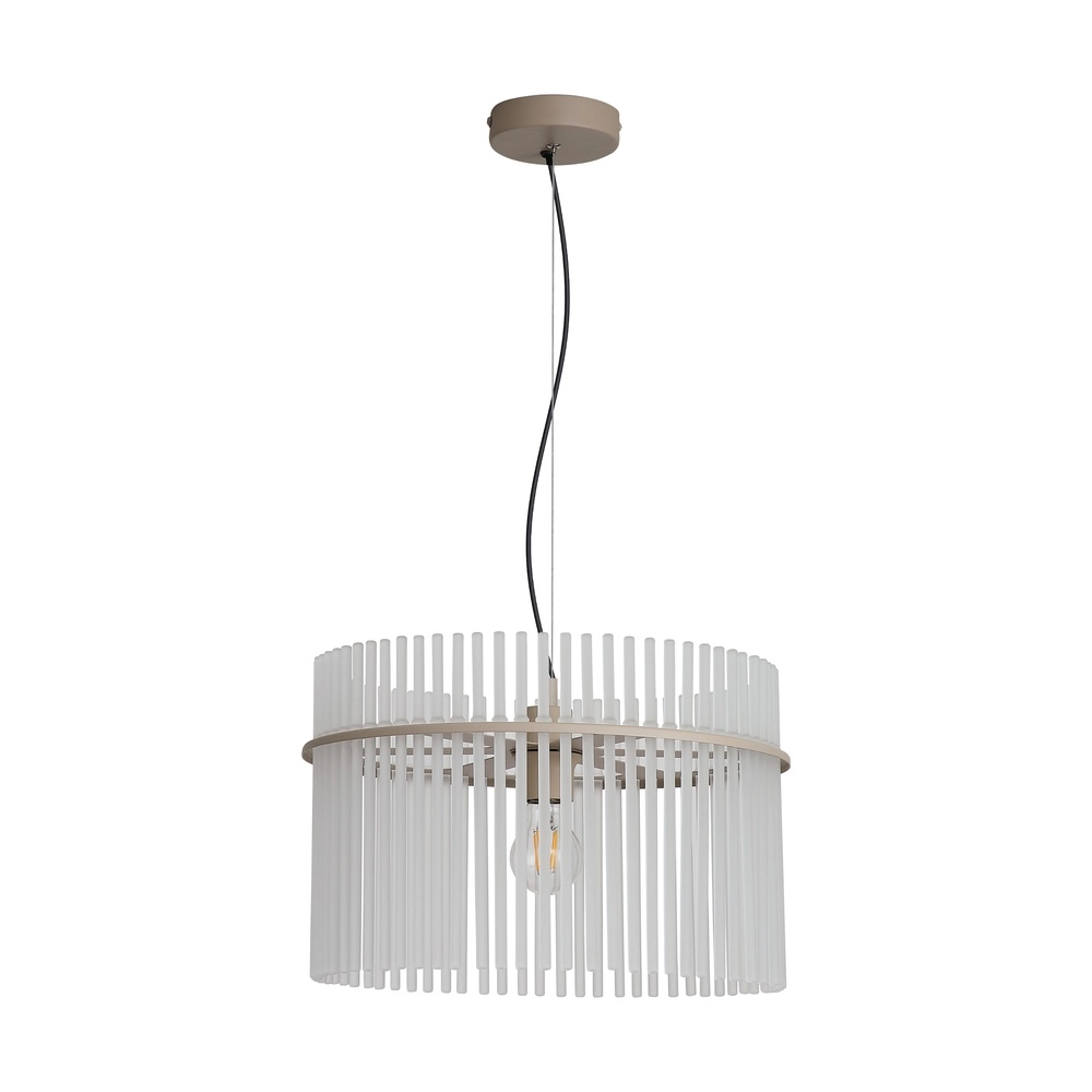 Pendellampe Swizzle sandbraun Ø 40 cm Searchlight 5,05342E+12