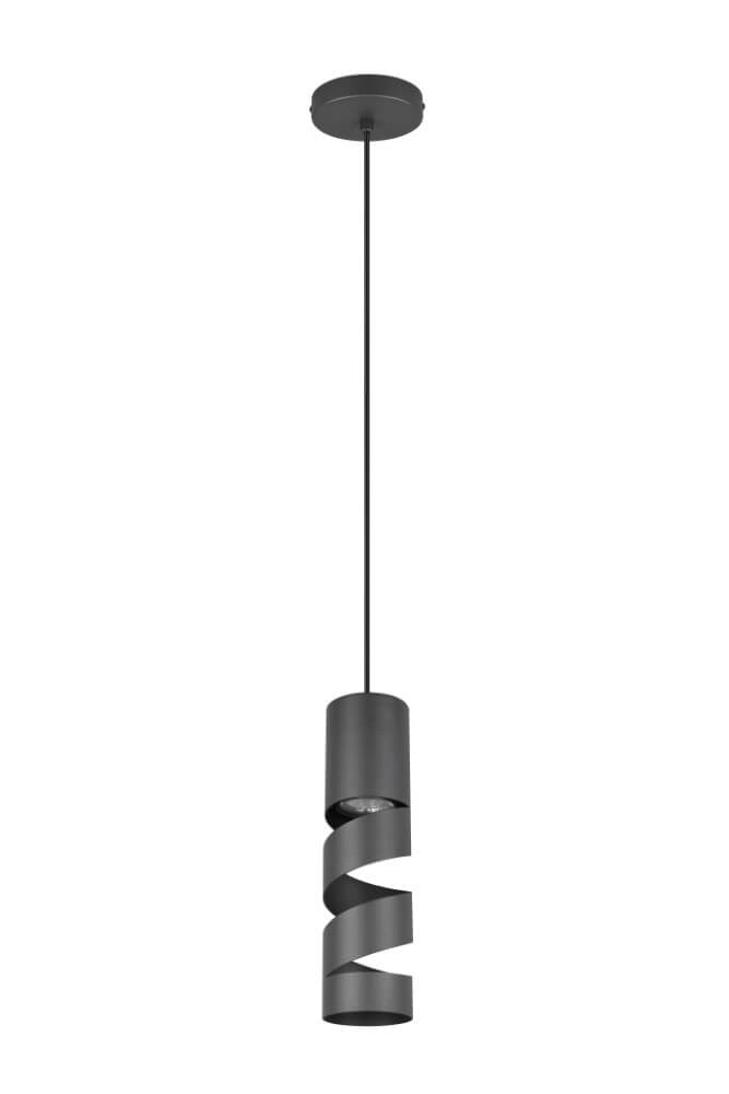 Röhren-Hängelampe Stream Ø 8cm - schwarz Trio 4017807613964