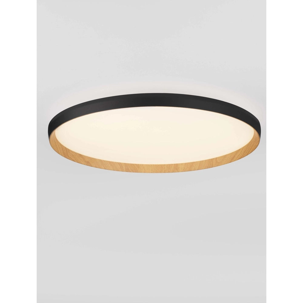 Deckenleuchte Vomos schwarz Ø 60cm Lyora 5212017448781