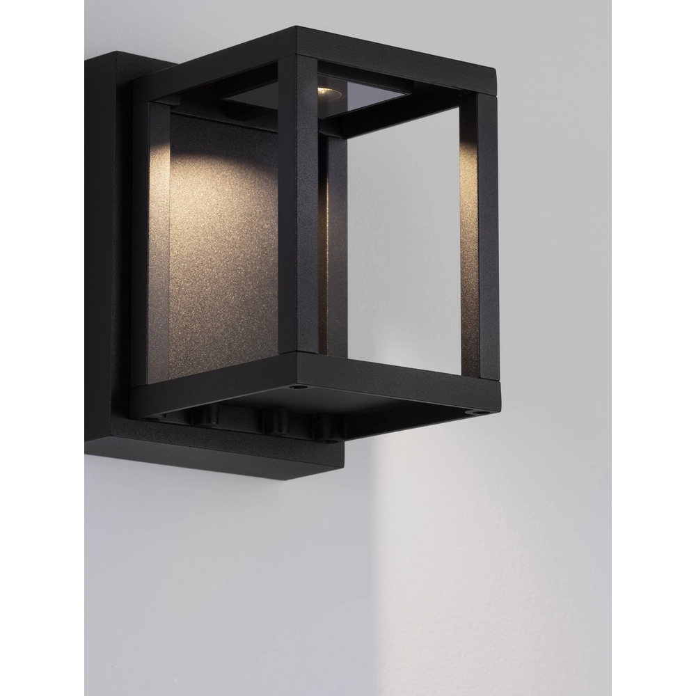 Schwarze Wandleuchte Prive ca. 13cm Lyora 5212017453136