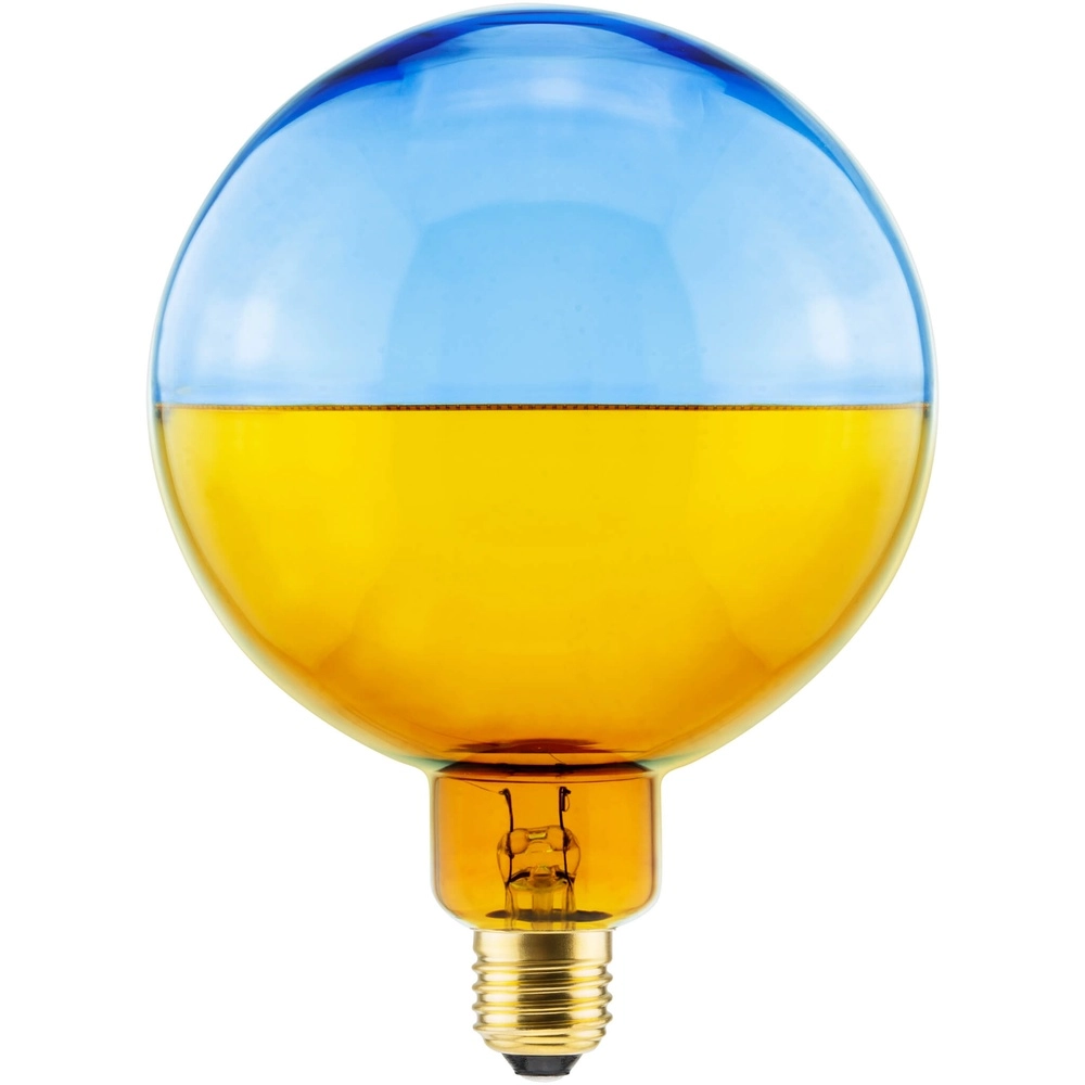 Lichtquelle Gold und Blau Illusion 6W - E27 - 260lm - 1900K - Ø 14,5 cm Segula 4260751131231
