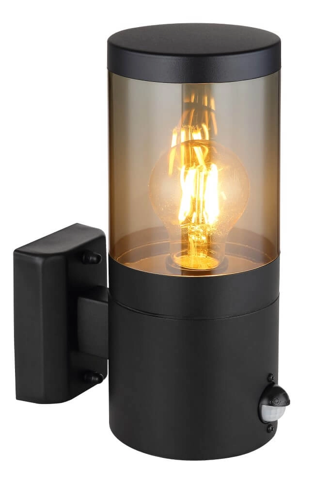 Black outdoor lamp Xeloo with sensor Globo 9007371432288