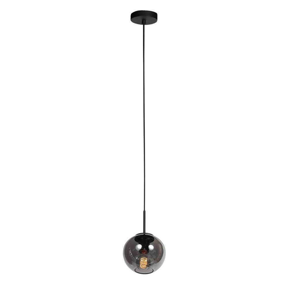 Pendelleuchte HaloSwap mit 1 Kugel Rauchglas Ø 15cm Steinhauer 8712746179729