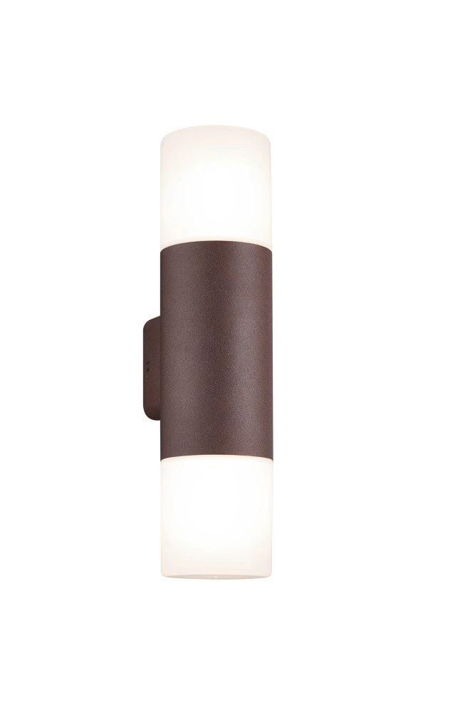 Wandlampe Hoosic 2-leichter 33 cm braun