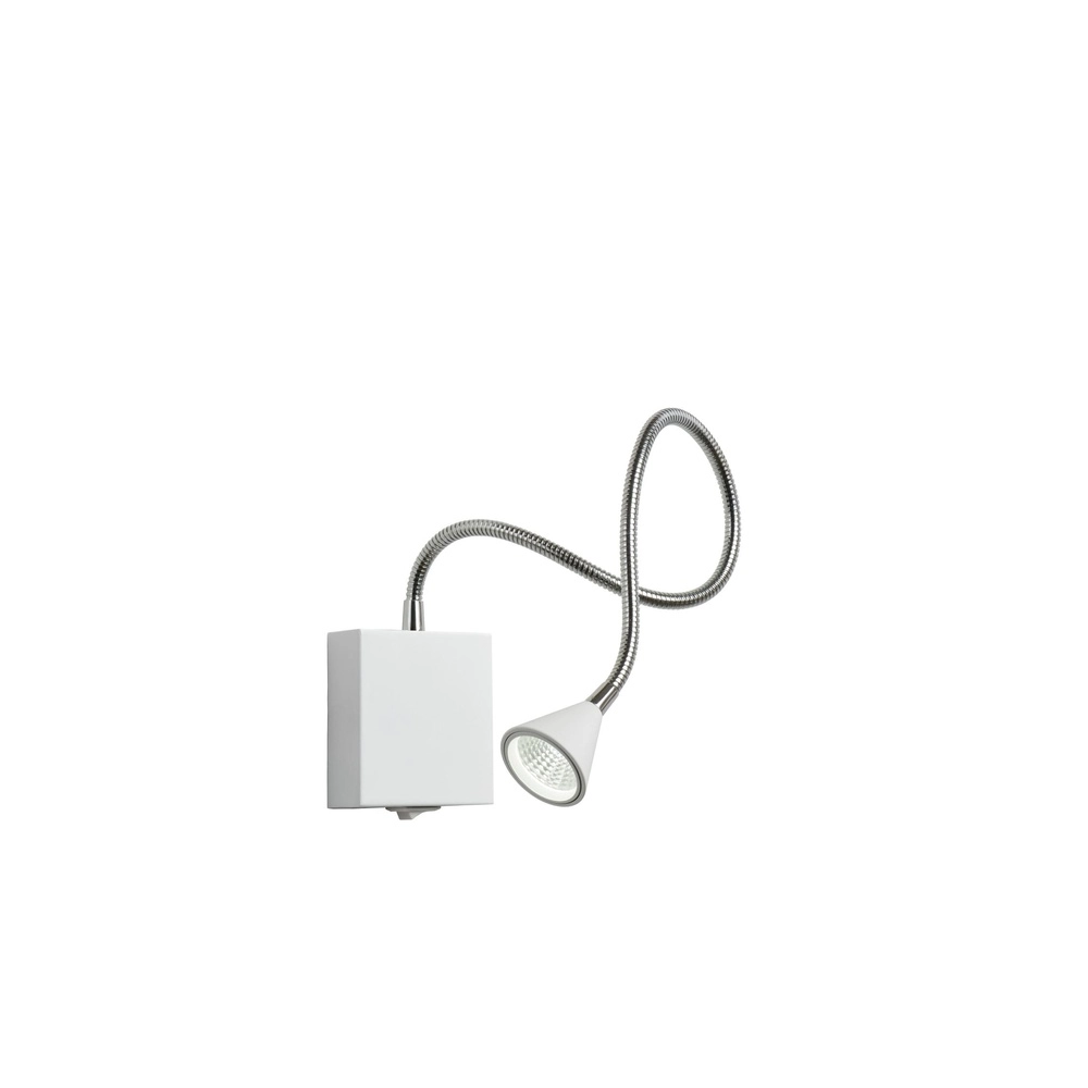 Bett-Leselampe Buddy 4000K weiß Lucide 5411212185549