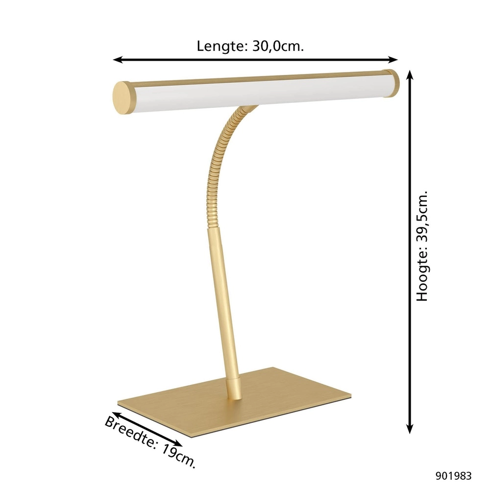 Schreibtischlampe Riccione Gold Eglo 9008606357970