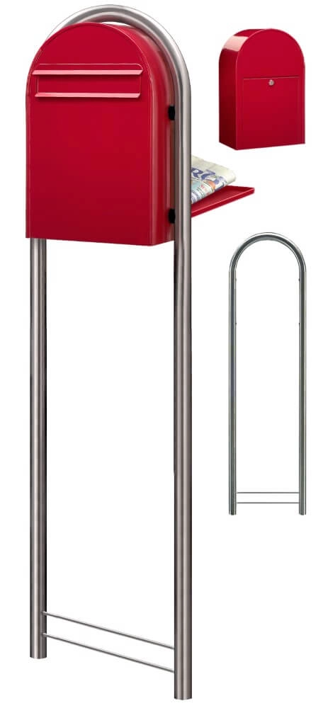 Briefkasten Classic B 3001 Hellrot Bobi 6417237006059