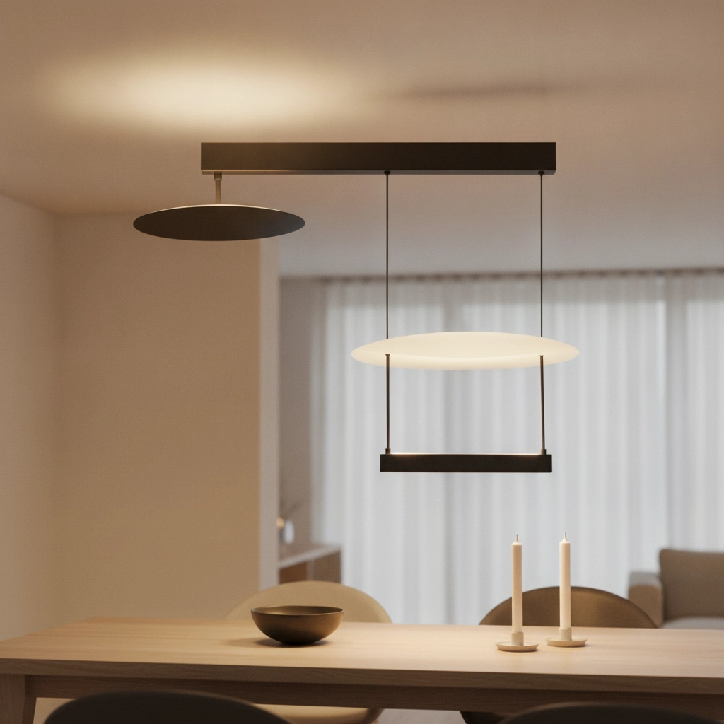 Pendelleuchte Diona Design schwarz-weiß