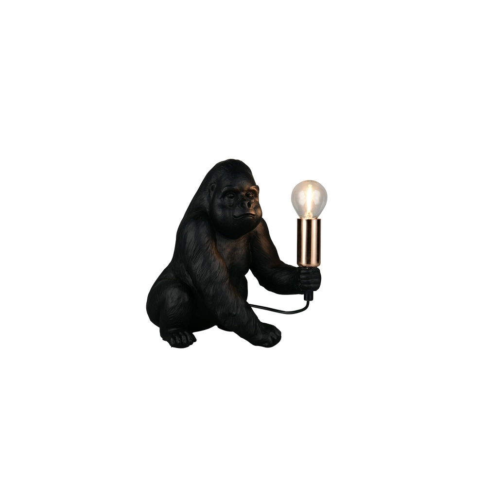 Tischlampe Kong Affe schwarz