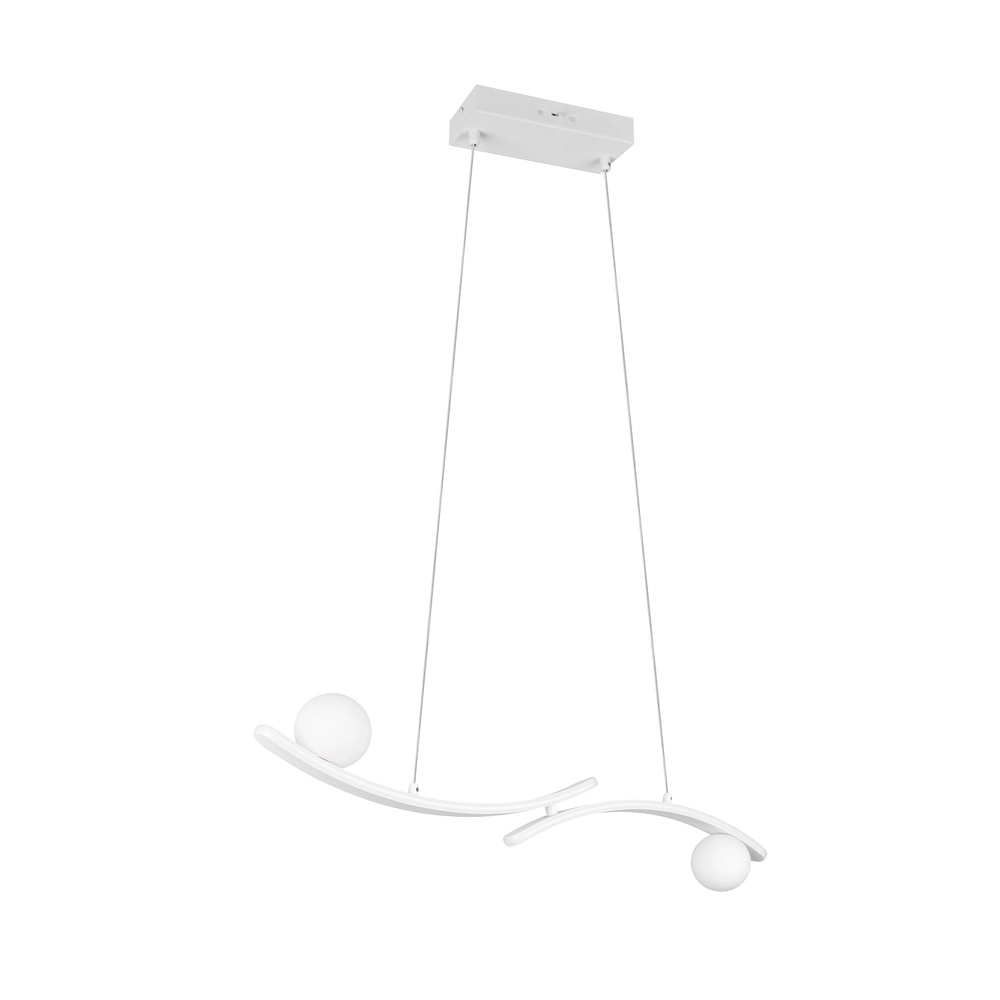 Design-Pendellampe Napoli Weiß Trio 4017807683509