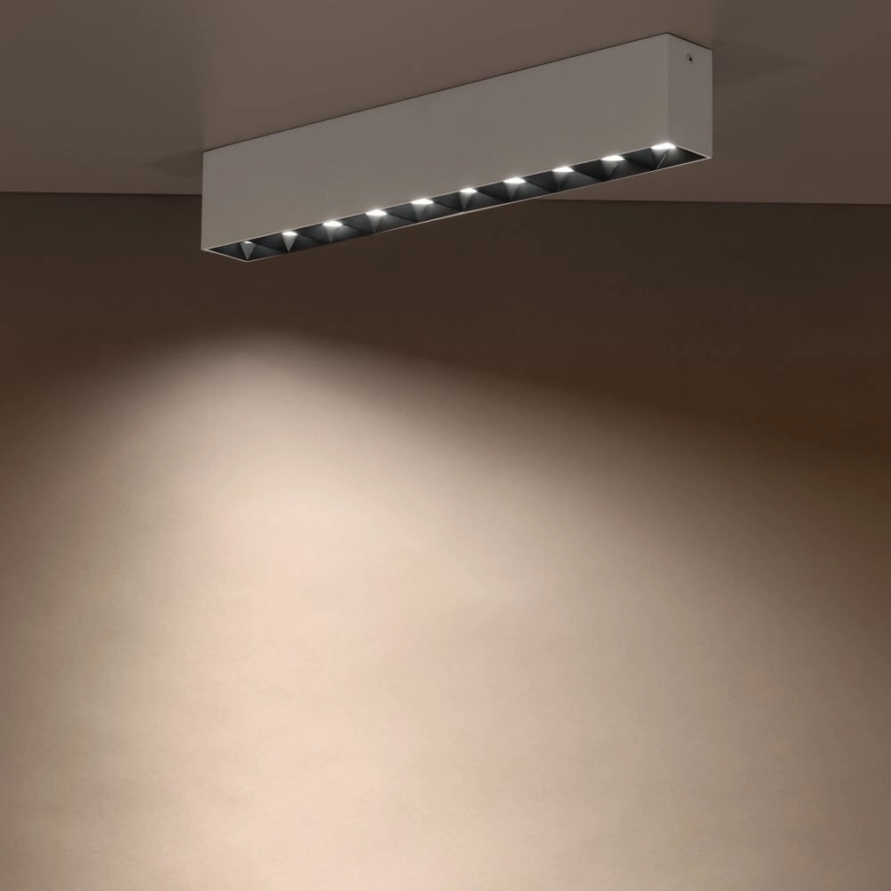 Weißer Aufbaustrahler Midi Led 10x1 LEDs - 3000K Lyora 5903139100502