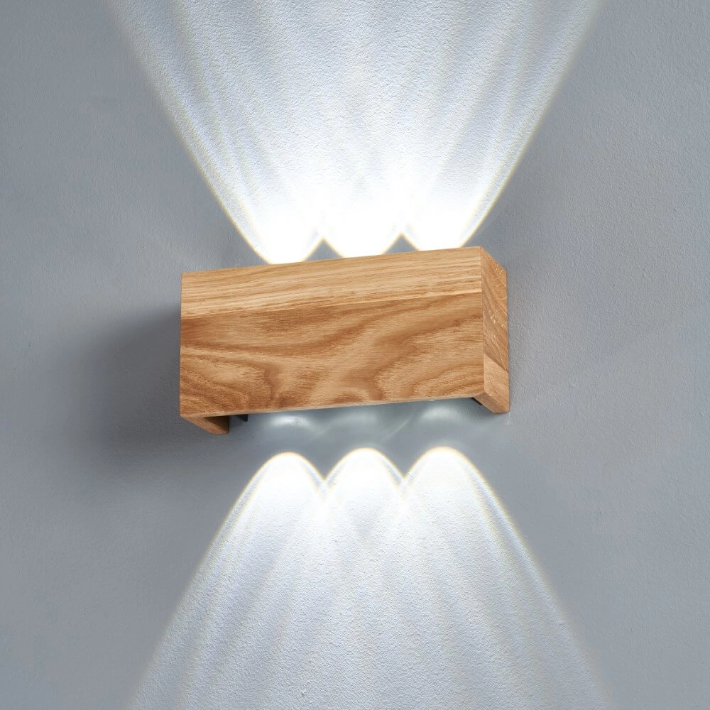 LED-Wandleuchte Shine-Wood 21cm Fischer & Honsel 4003694305747