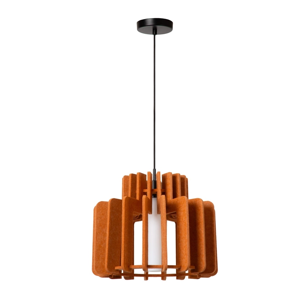Design-Pendellampe Rollo 40 cm Terrakotta