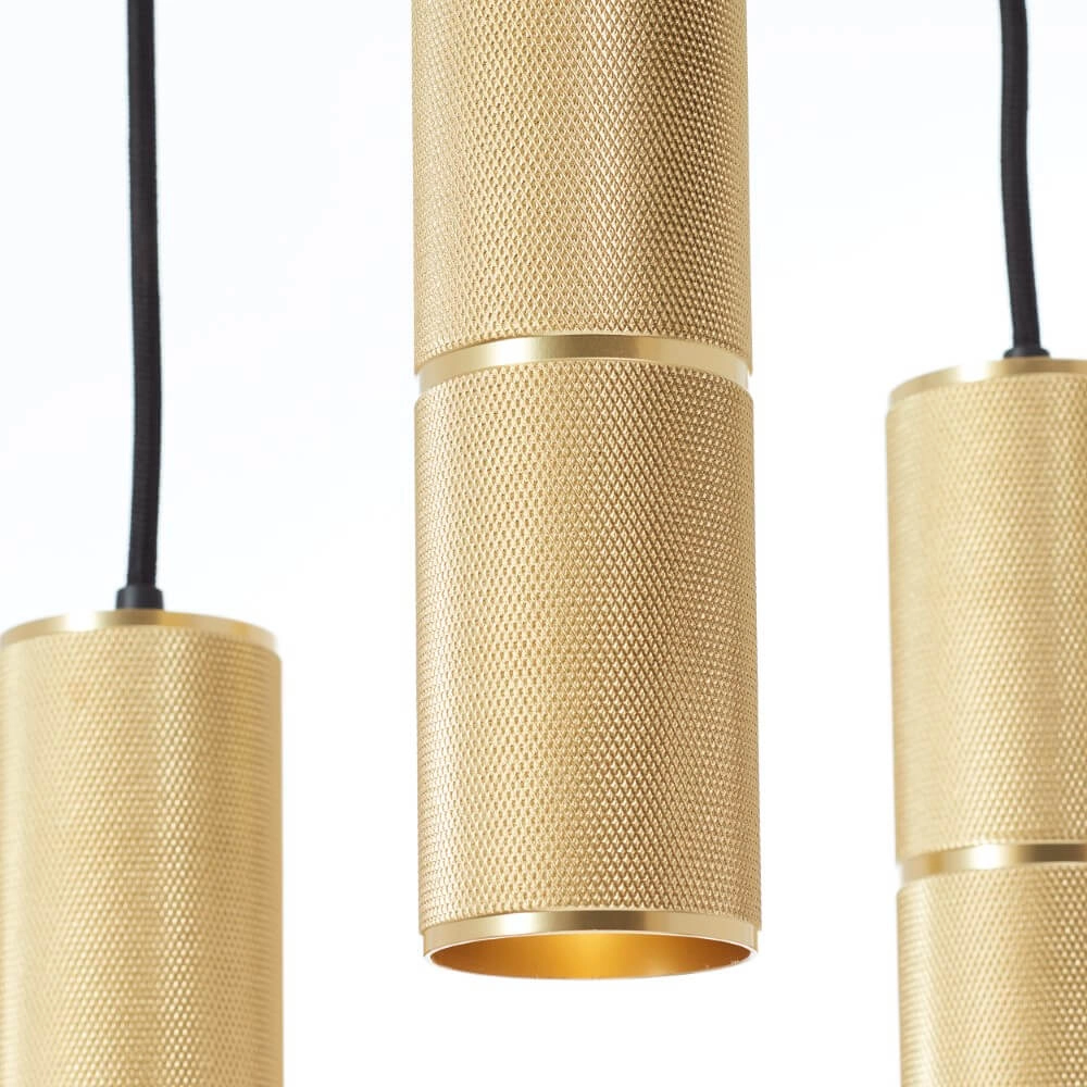 Hängelampe mit 3 Leuchten Marty Ø 30cm gold Brilliant 4004353438325
