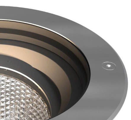 LED-Bodenstrahler Spotpro 20 cm neigbarer Edelstahl Franssen 5056144228010
