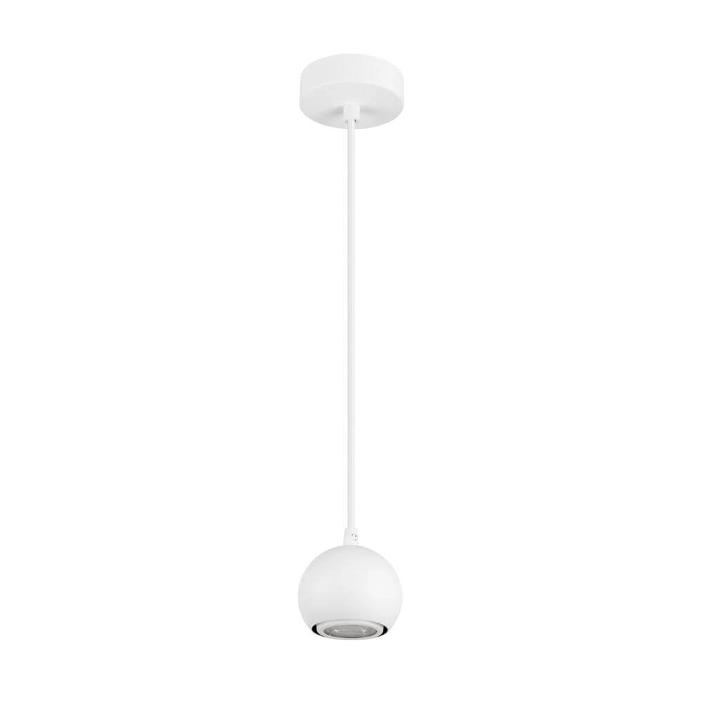 Schlanke Pendelleuchte Light Eye 90 weiß Ø 9cm SLV 4024163295536