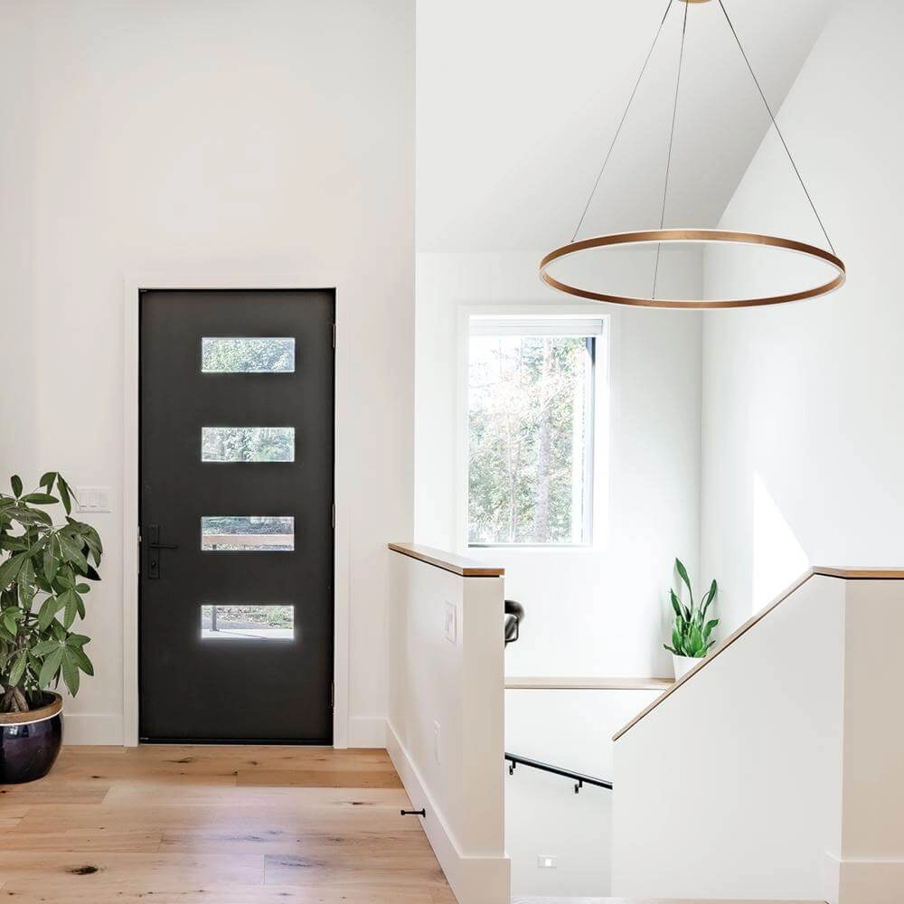 Design-Pendelleuchte Ringlux gold Ø 80cm Steinhauer 8712746171587