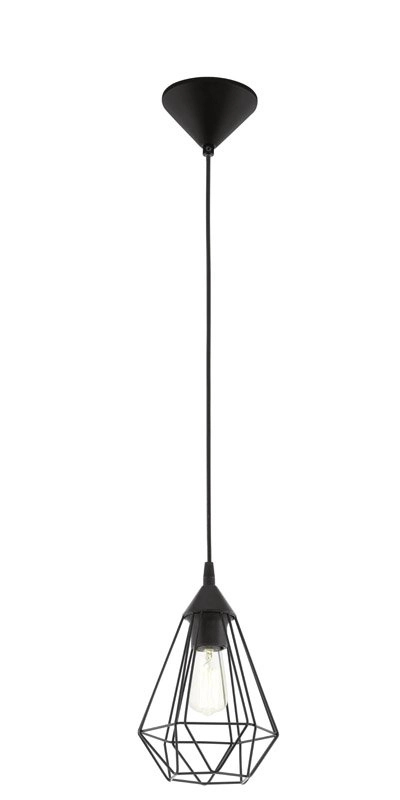 Pendelleuchte Tarbes 17 cm schwarz Eglo 9002759941871