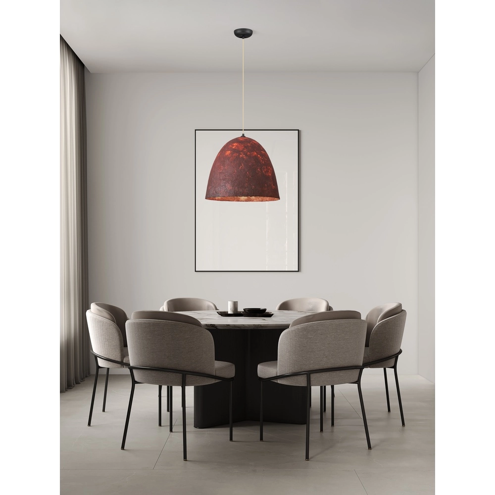 Pendelleuchte Solis rot Ø 50cm Lyora 5212017477859