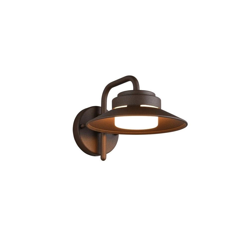 Moderne Stalllampe Atrato Rostbraun Trio 4017807691276