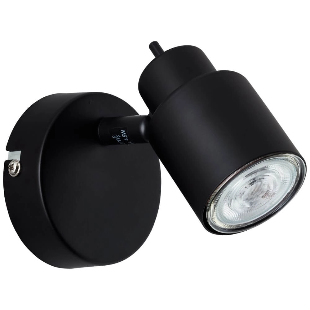 Schwarzes Wandspot Andres Brilliant 4004353409332