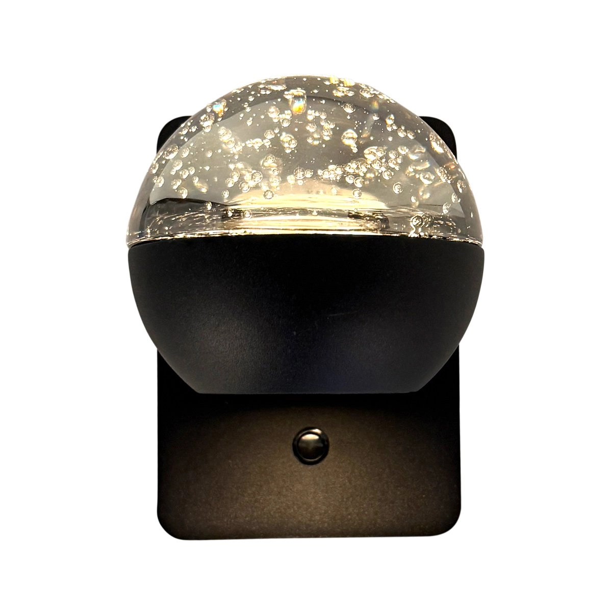 LED-Wandlampe Belluno Schwarz mit Glas – dimmbar Steinhauer 8712746183948