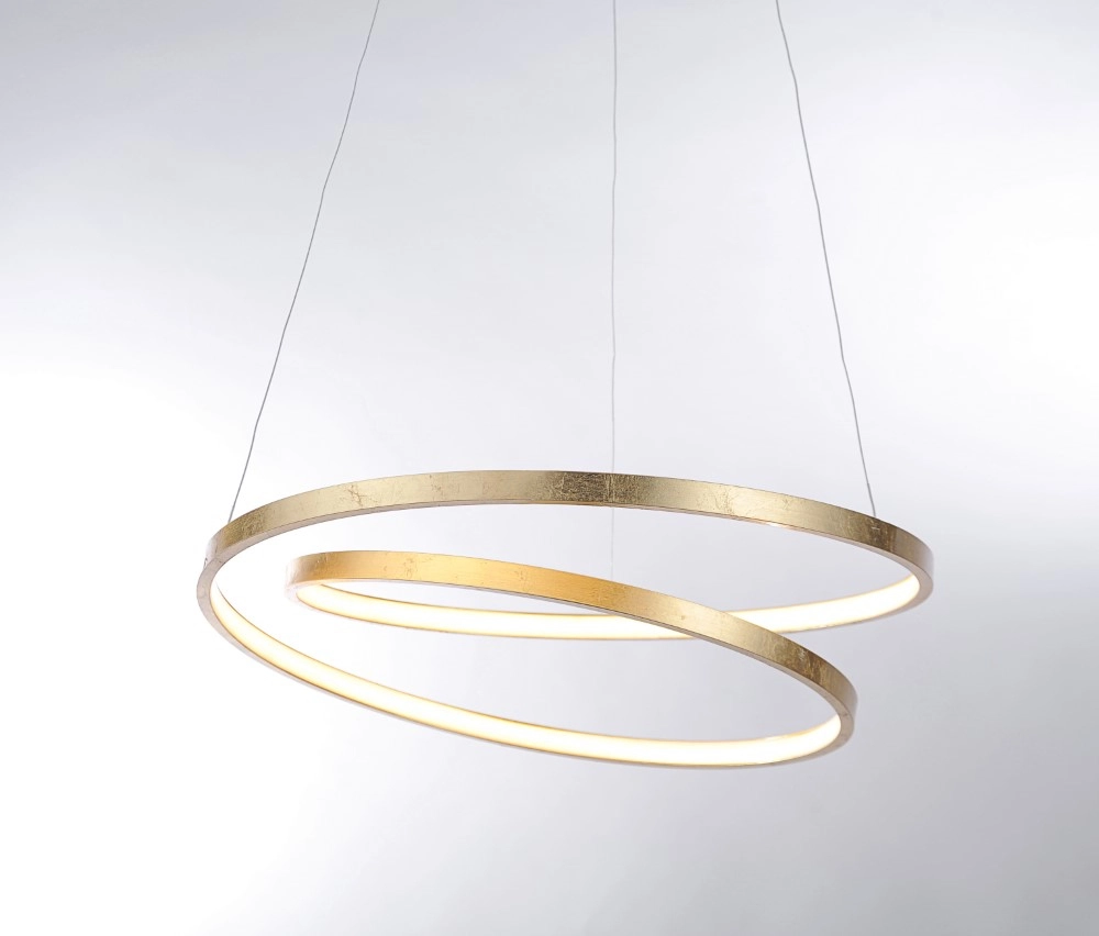 Gold Pendelleuchte Roman Ø 55cm Paul Neuhaus 4012248305201