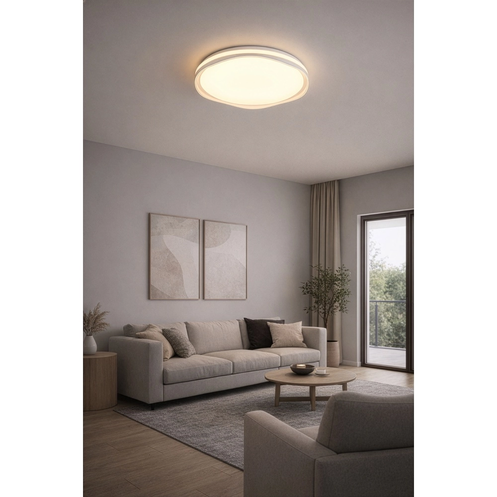 Deckenlicht Pavo Ø 49 cm weiß Trio 4017807704112