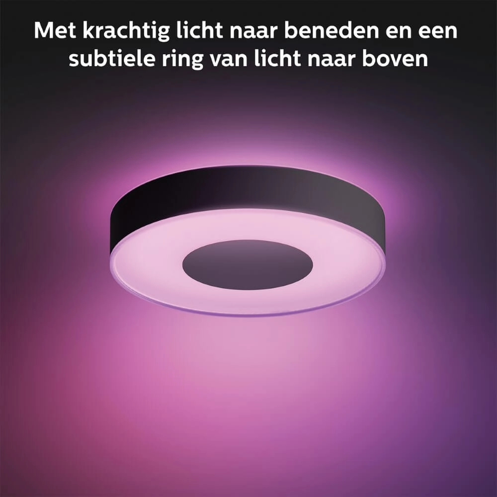 Deckenleuchte Hue Infuse M - White and color Ø 38,1cm schwarz Philips 8718696176504