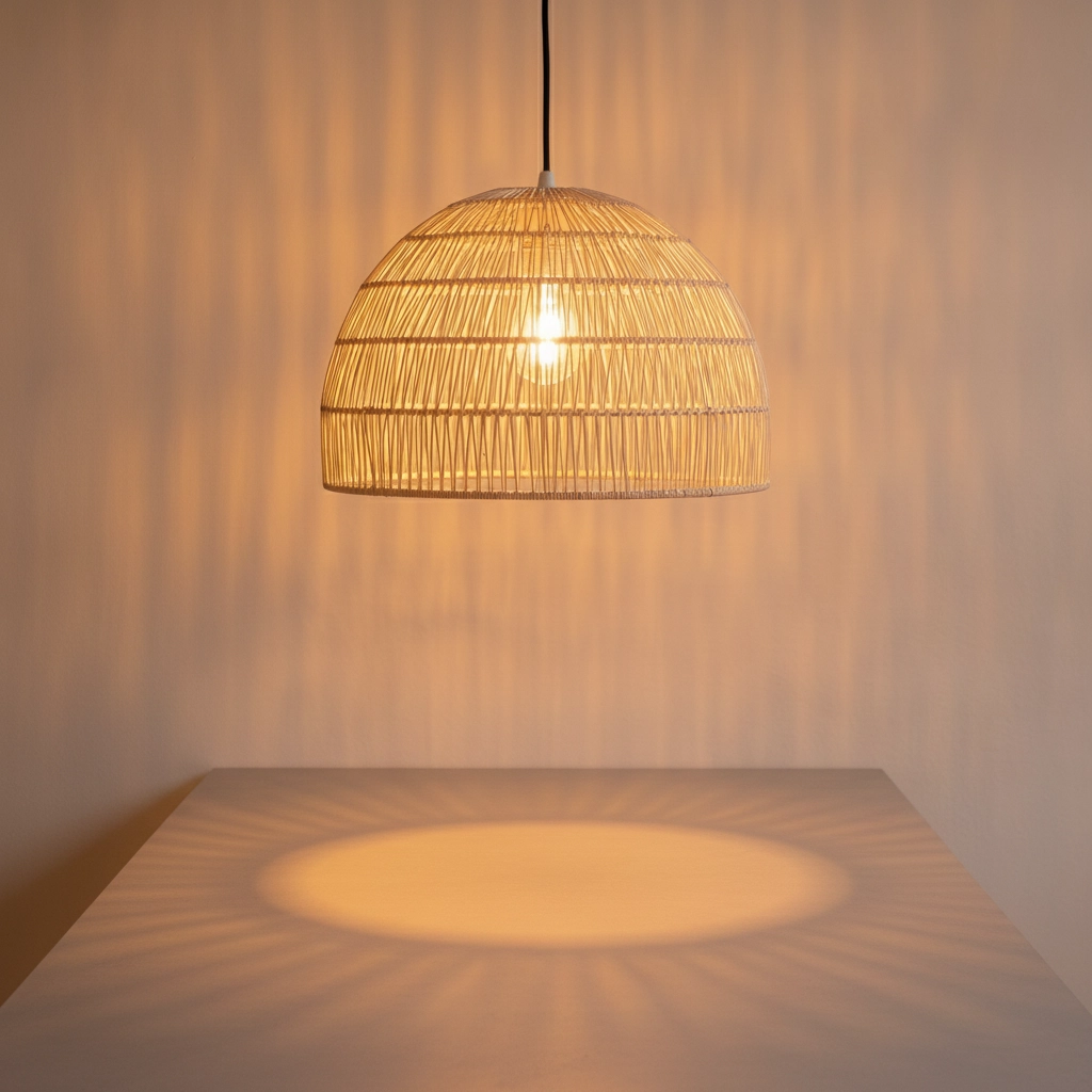 Rattan Pendelleuchte Melody Ø 40cm