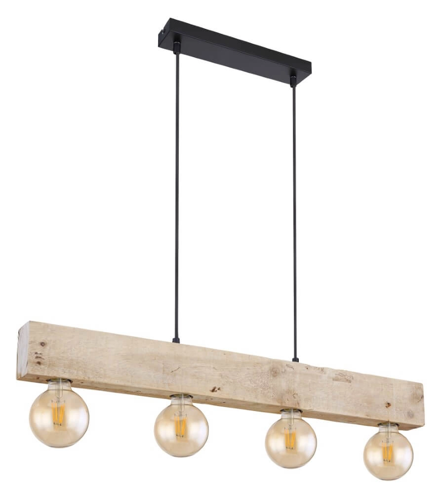 Hängelampe aus Holz Adalie Globo 9007371411818