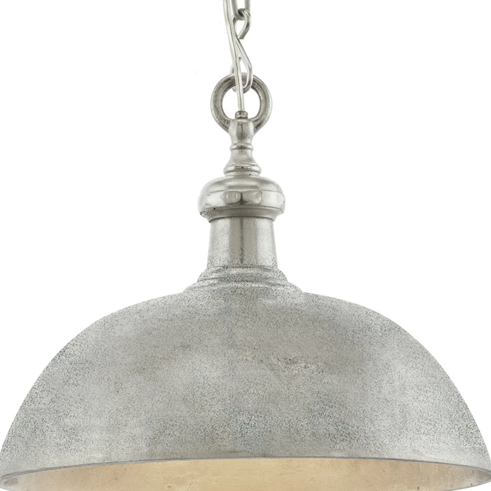 Klassische Pendellampe Easington Nickel Eglo 9002759491819